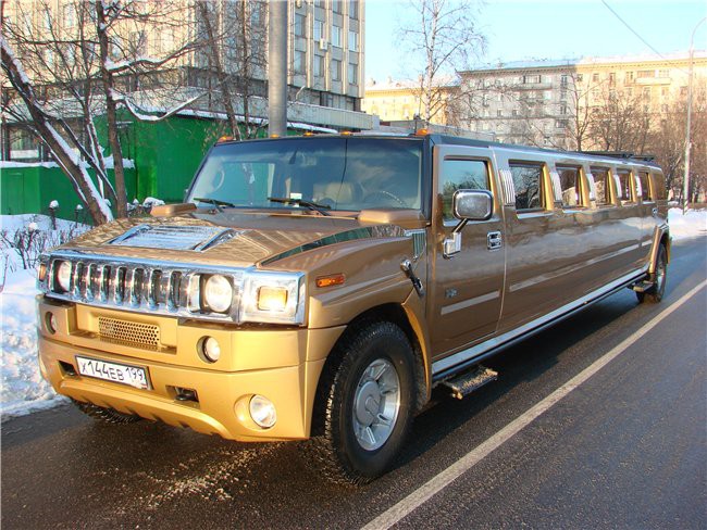 Hummer h2 Limo Black